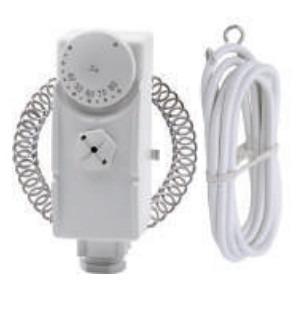 Clip-Klammer auf Rohr-Thermostat für Unvented Zylinder-Temperaturüberwachung