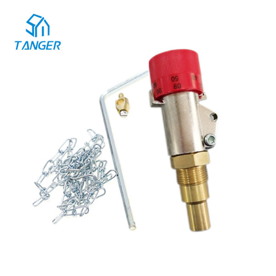 Entwurfs-Messingregler-Ventil-des festen Brennstoffs der Warmwasserboiler-Temperaturüberwachungs-3/4 Hebel 120 Grad